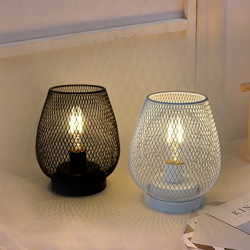 Smart Home Decor - Dekoratif LED masa lambası, demir el