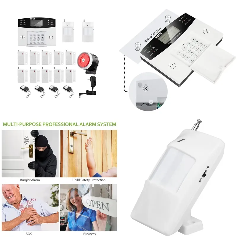 Smart Home Security - Ev Hırsız Alarm Kiti Otomatik Arama