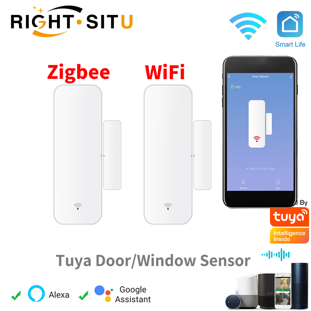 Smart Home Certification - Tuya WiFi Zigbee Kapı Pencere Sensörü