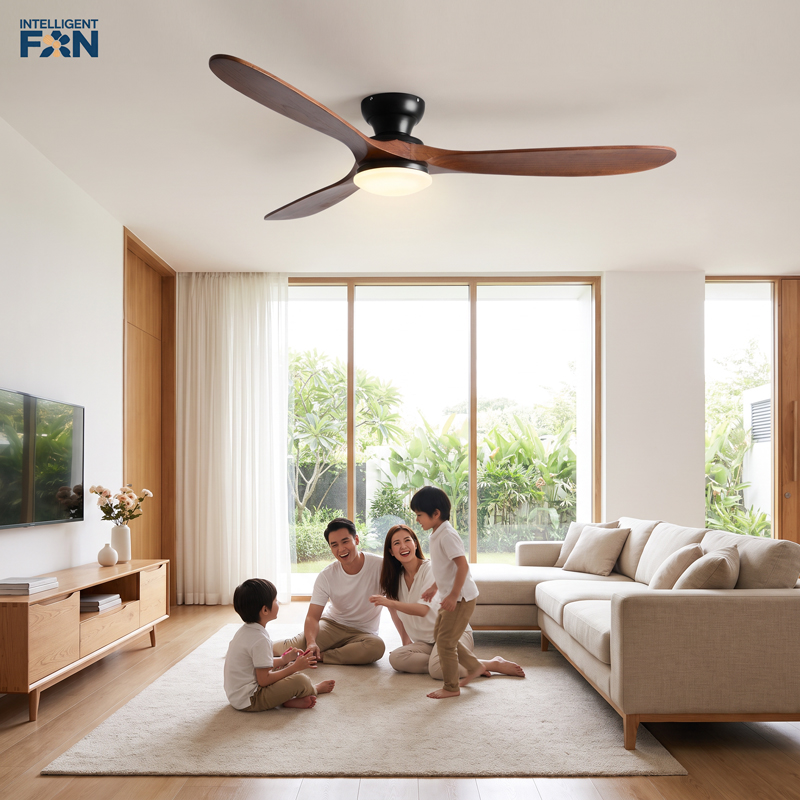 Smart Ceiling Fan - 42/52 İnç Alçak Tavan Vantilatör Lambası