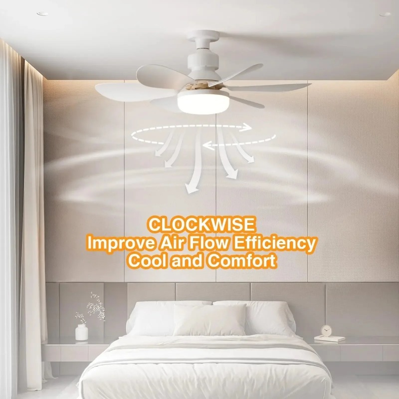 Smart Ceiling Fan - Uzaktan Kumandalı LED Işıklı Tavan Vantilatörü