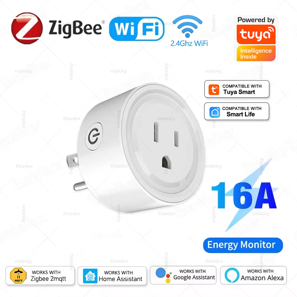 Smart Home Energy Monitor - Tuya WiFi veya Zigbee Akıllı Priz