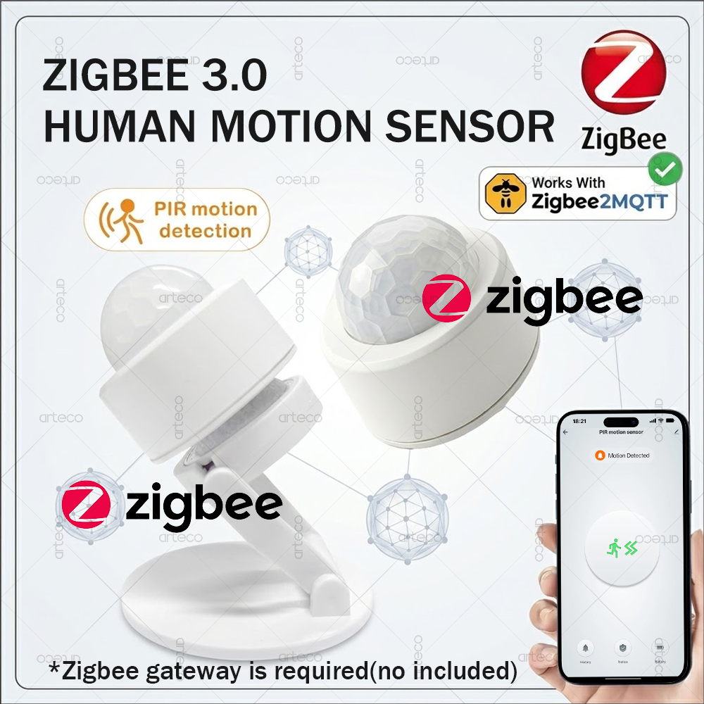 Smart Home Security - Zigbee 3.0 Mini PIR Hareket Sensörü