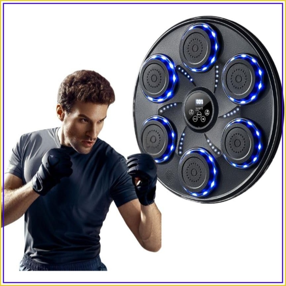 Smart Home Gym - Akıllı Müzikli Boks Makinesi, Eldivenler, Bluetooth
