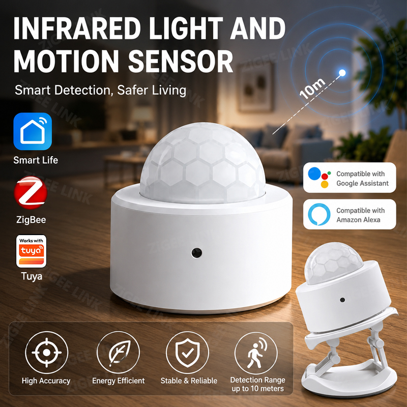 Smart Home Certification - ZigBee 3.0 PIR Hareket Sensörü Kablosuz