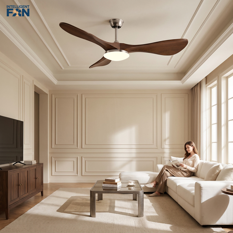 Smart Ceiling Fan - 42/52/60 İnç Genişliğinde Fan Kanatları, DC