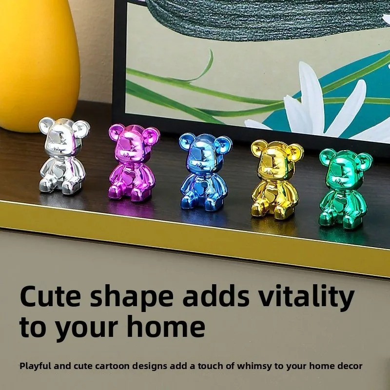 Smart Home Decor - Lüks Elektrokaplama Vahşi Ayı Oturma Odası