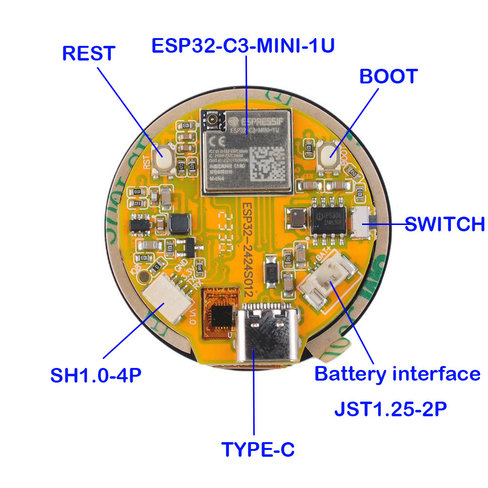 ESP32 ekran 1.28 inç ESP32-C3  - Smart Home Certification incelemesi ve fiyatı