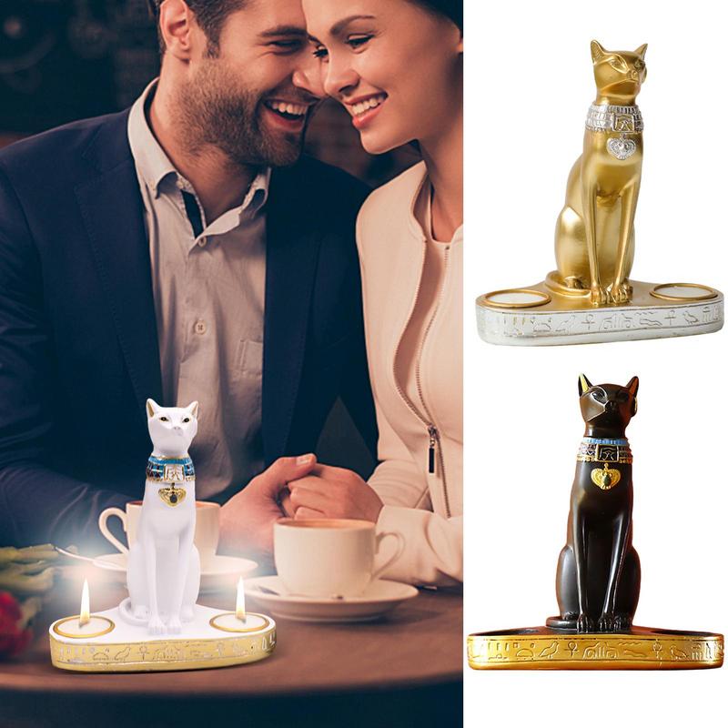 Mısır kedi şamdan reçine heyke - Smart Home Decor incelemesi ve fiyatı