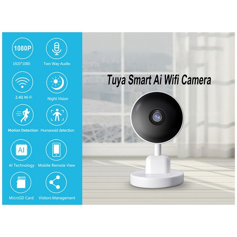 Temel İç Mekan Wifi Tuya Kamer - Smart Home Security incelemesi ve fiyatı