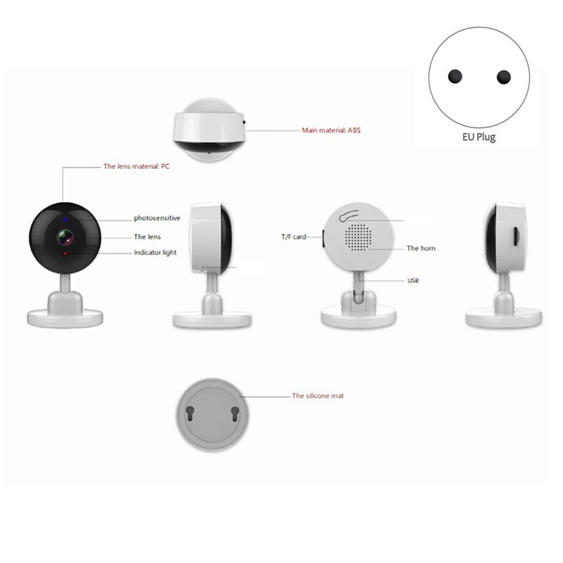 Temel İç Mekan Wifi Tuya Kamer - Smart Home Security incelemesi ve fiyatı