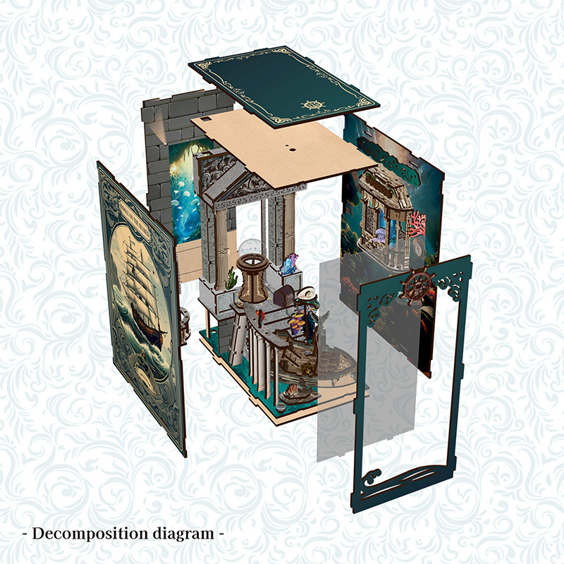 3D Ahşap DIY Kitap Ayracı Bulm - Smart Home Decor incelemesi ve fiyatı