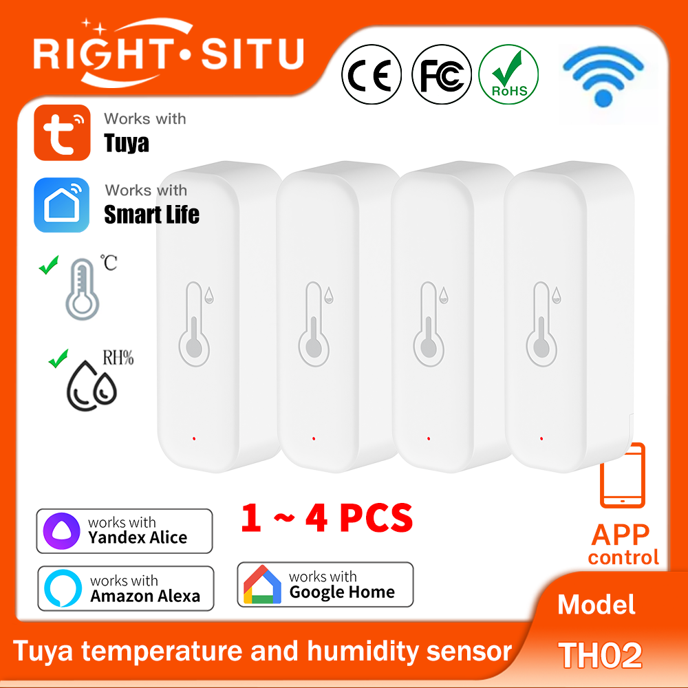 1 ~ 4 adet Tuya WiFi Sıcaklık  - Smart Home Yandex incelemesi ve fiyatı