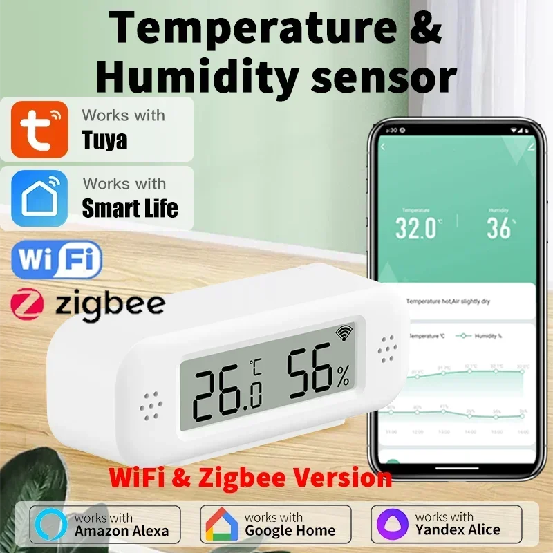 Tuya Zigbee WiFi Mini Sıcaklık - Smart Home Yandex incelemesi ve fiyatı