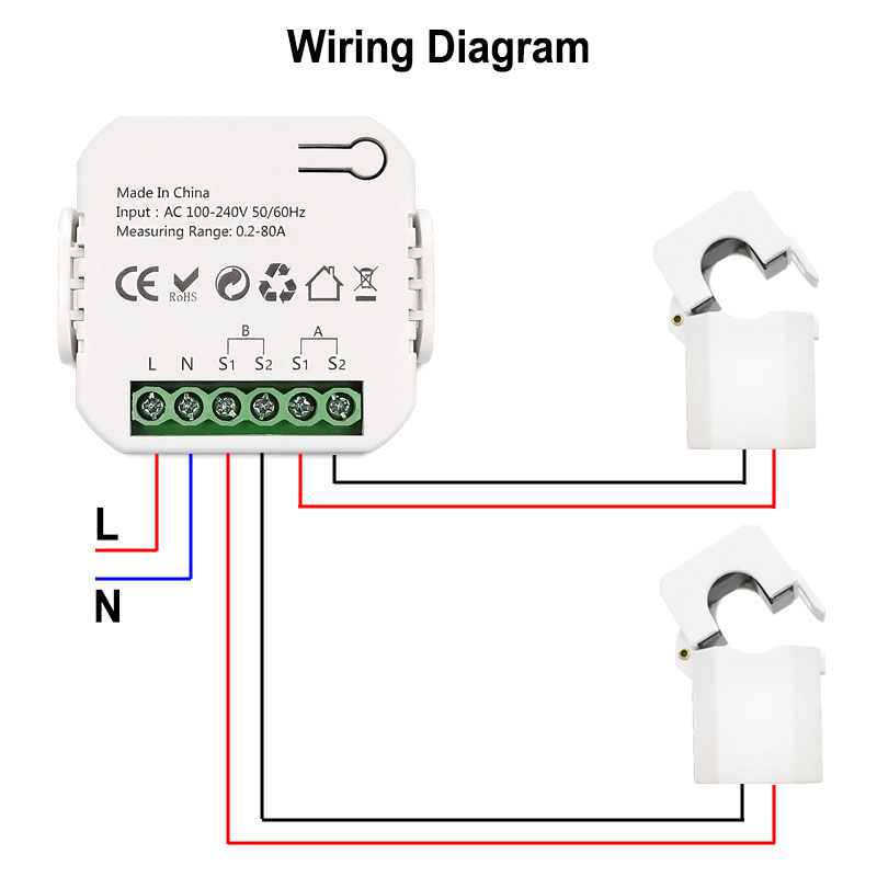 Akıllı WiFi Enerji Ölçer Çift  - Smart Home Energy Monitor incelemesi ve fiyatı