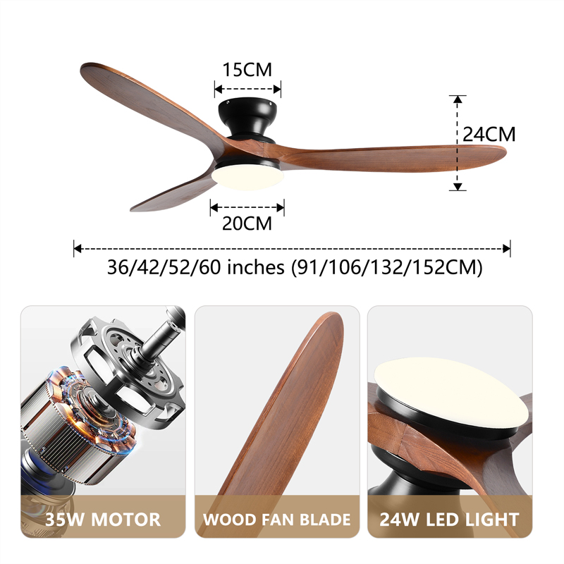 42/52 İnç Alçak Tavan Vantilat - Smart Ceiling Fan incelemesi ve fiyatı