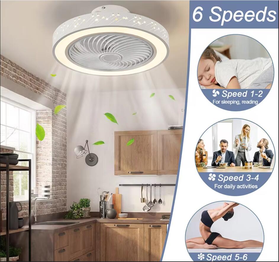 Işık uzaktan kumanda ile 46CM  - Smart Ceiling Fan incelemesi ve fiyatı