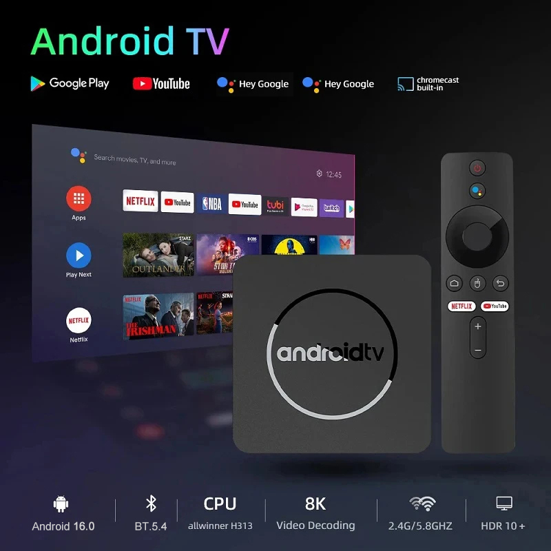 Akıllı TV Kutusu Android 16 Q1 - Smart Home Midea incelemesi ve fiyatı