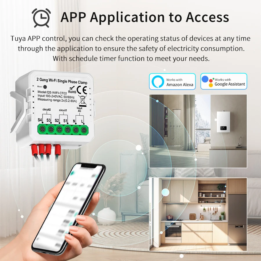 Tuya Akıllı Enerji Ölçer WiFi  - Smart Home Energy Monitor incelemesi ve fiyatı