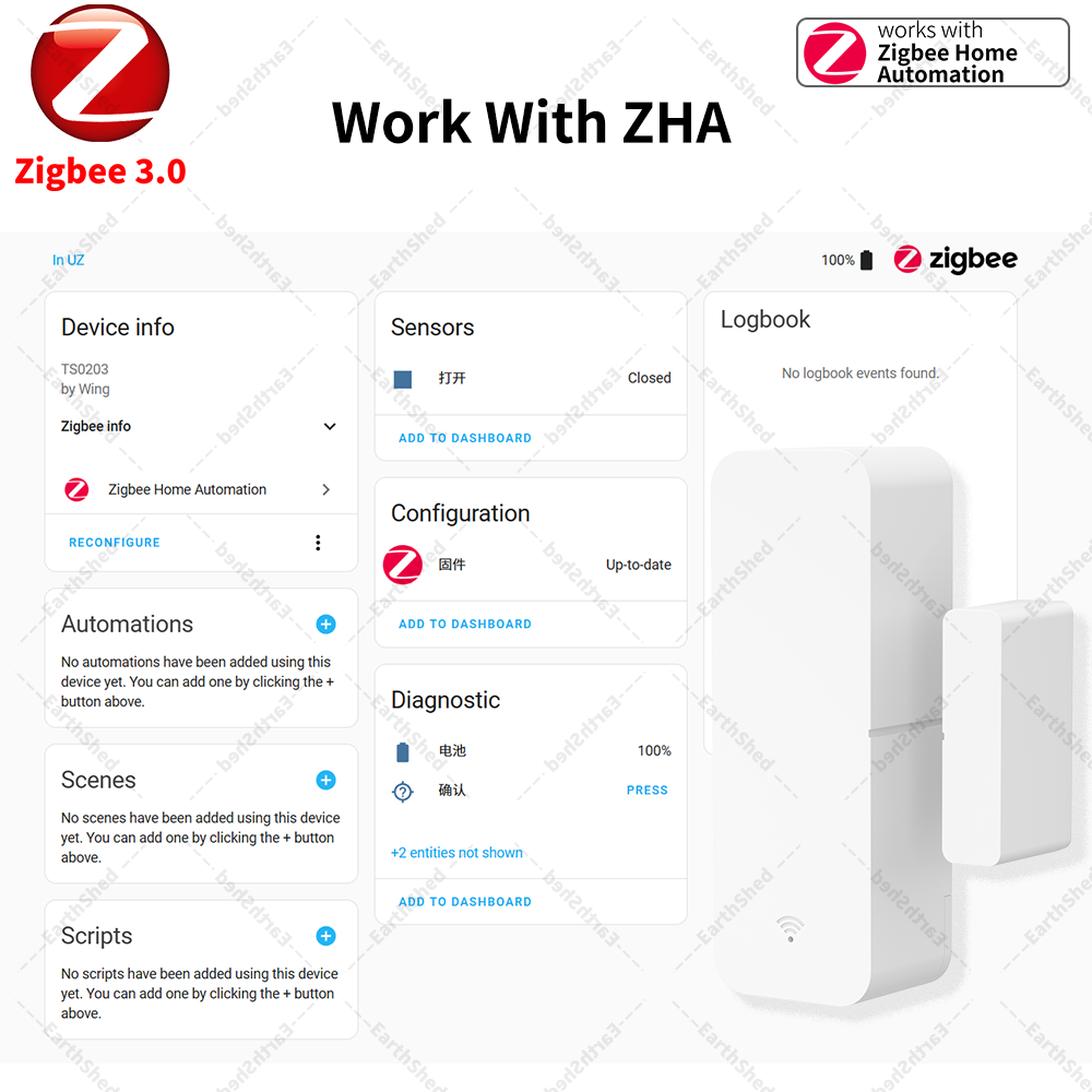 Zigbee 3.0 Kapı Sensörü Pencer - Smart Home Yandex incelemesi ve fiyatı