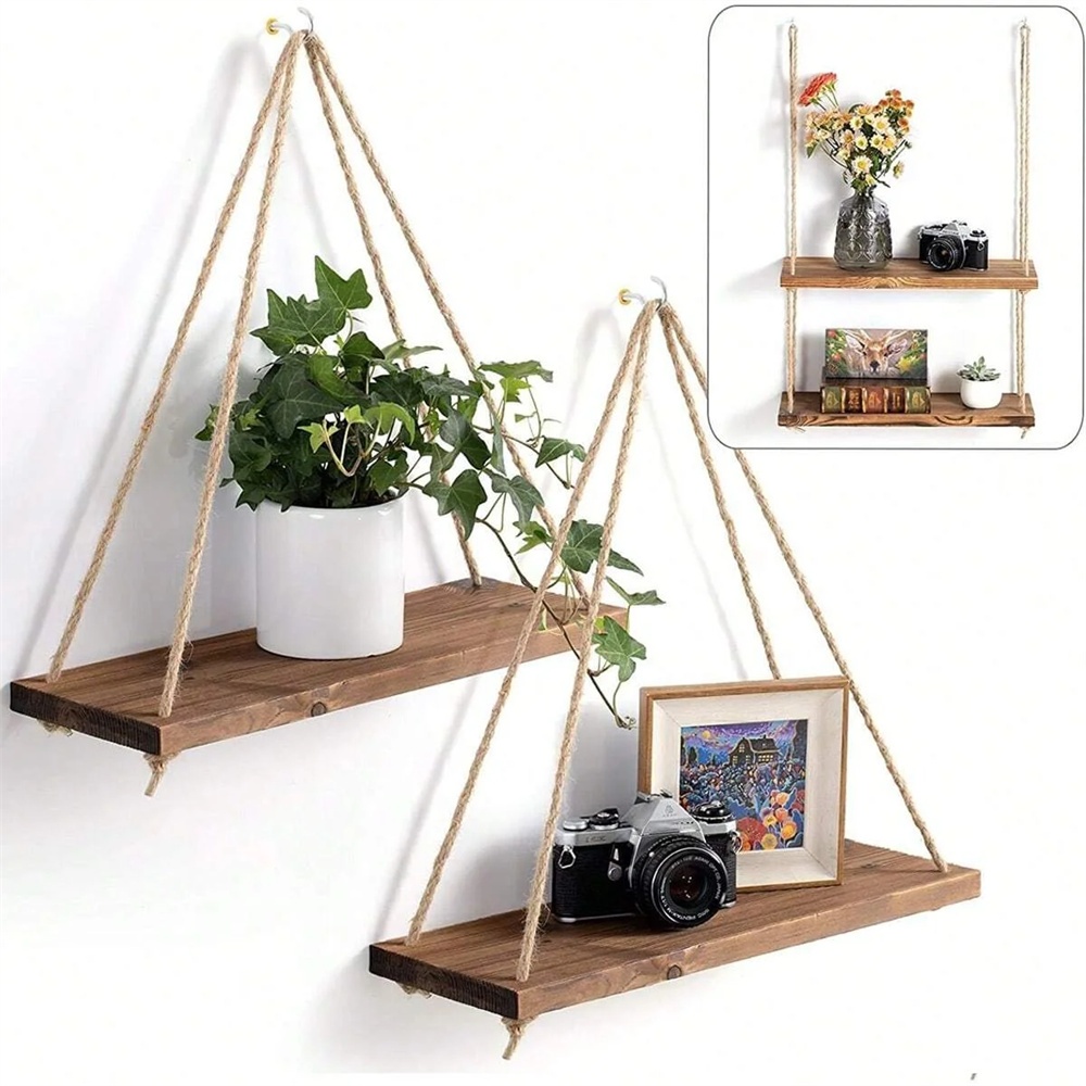 1 adet Ahşap Asılı Raf Salınca - Smart Home Decor incelemesi ve fiyatı