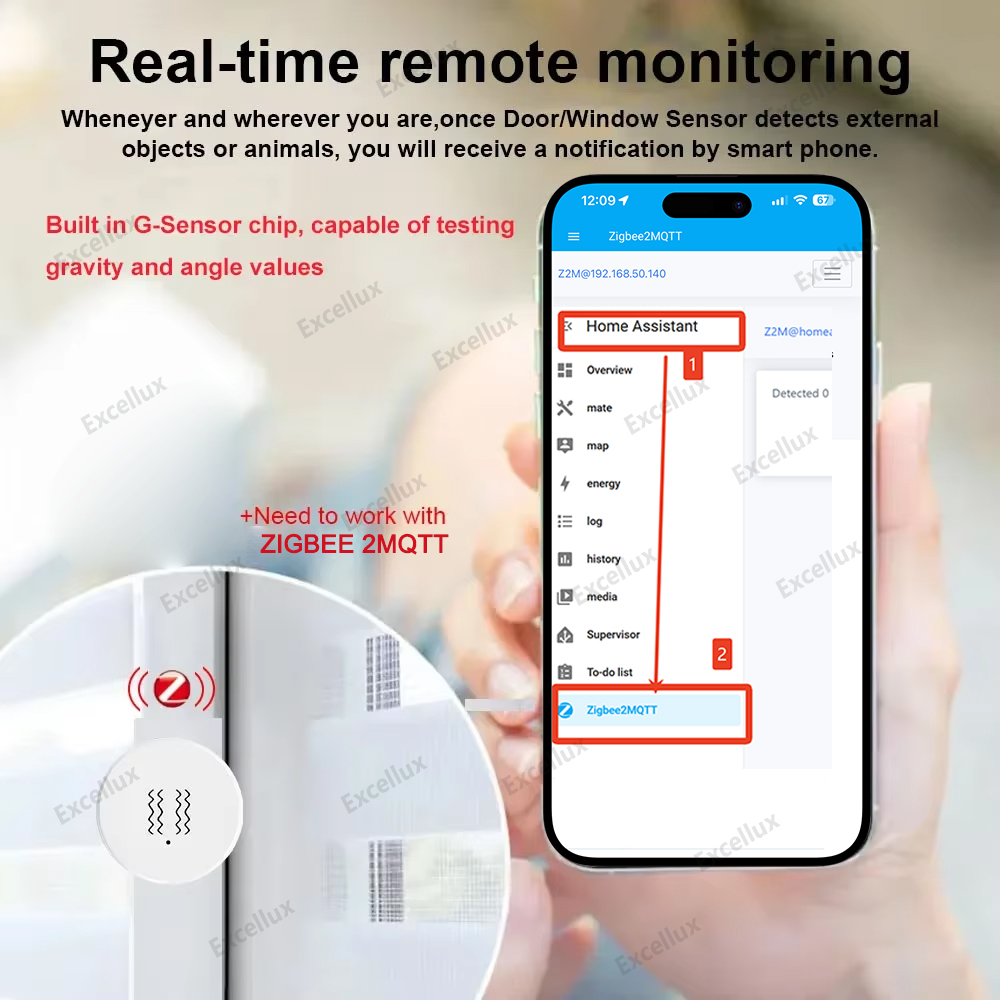 Zigbee 3.0 Akıllı Titreşim Sen - Smart Home Security incelemesi ve fiyatı