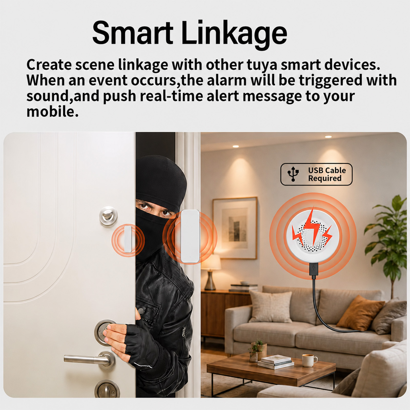 Tuya Zigbee Siren Alarmı 100dB - Smart Home Yandex incelemesi ve fiyatı