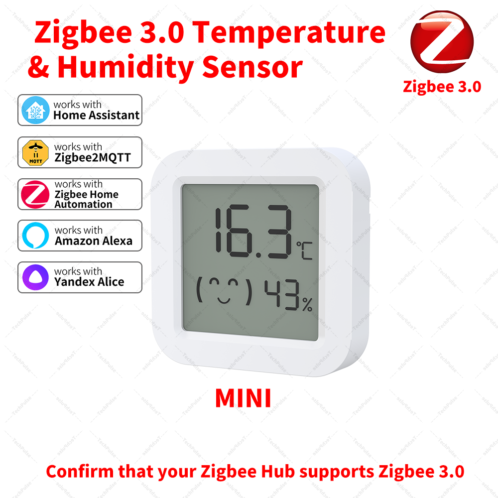 Zigbee 3.0 Sensör Sıcaklık Nem - Smart Home Yandex incelemesi ve fiyatı