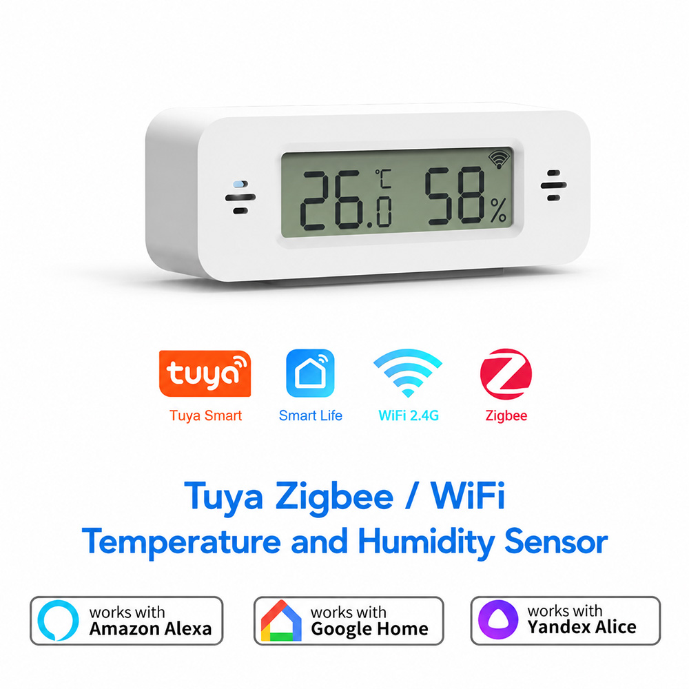 Tuya Zigbee WiFi Mini Sıcaklık - Smart Home Yandex incelemesi ve fiyatı
