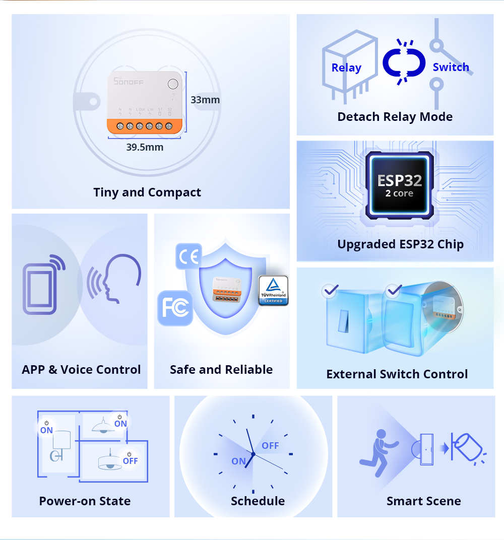 Sonoff Mini R4 Extreme Wifi Ak - Smart Home Certification incelemesi ve fiyatı