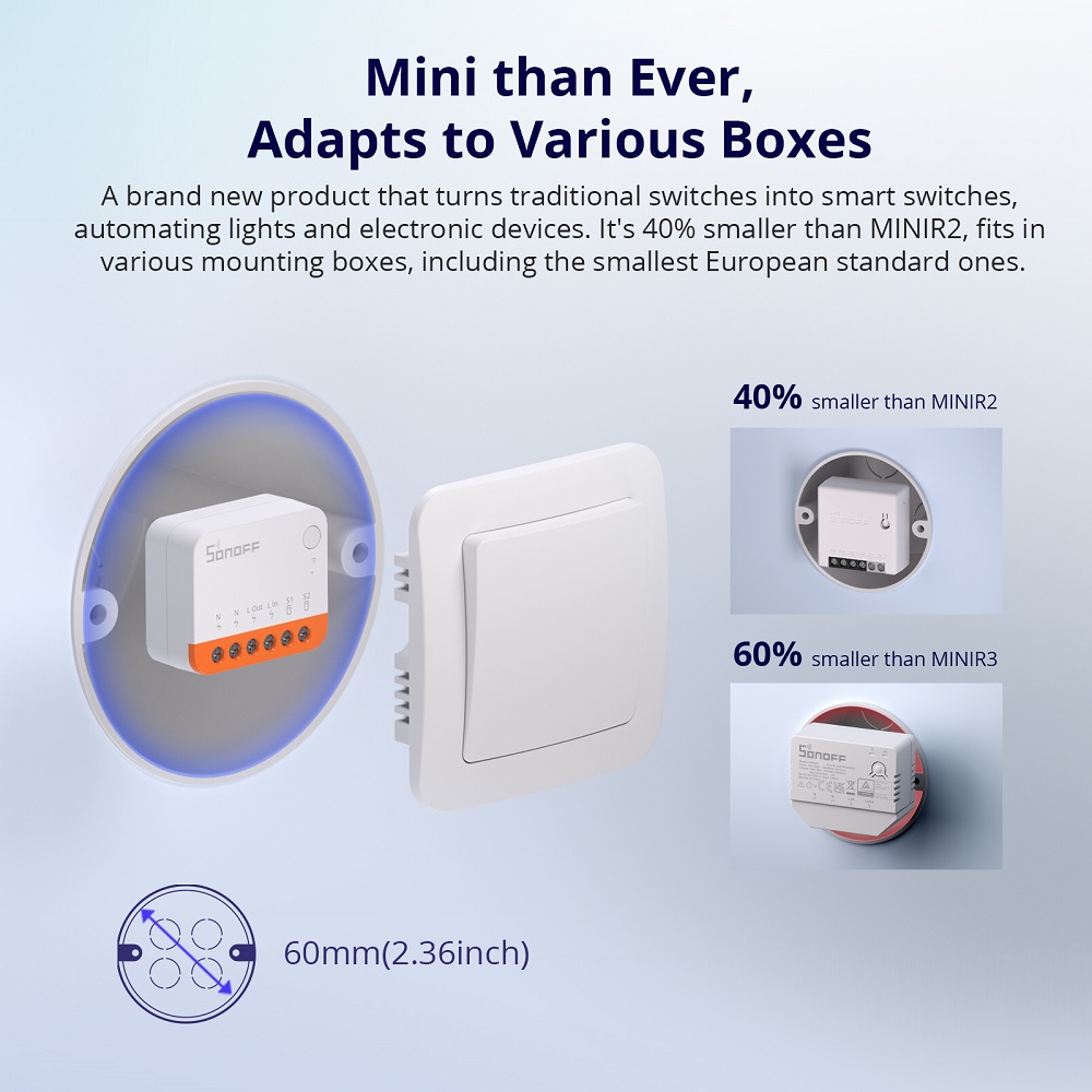 Sonoff Mini R4 Extreme Wifi Ak - Smart Home Certification incelemesi ve fiyatı